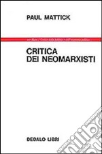 Critica dei neomarxisti