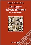 Per la storia del testo di Isocrate. La testimonianza d'autore libro