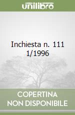Inchiesta n. 111 1/1996 libro