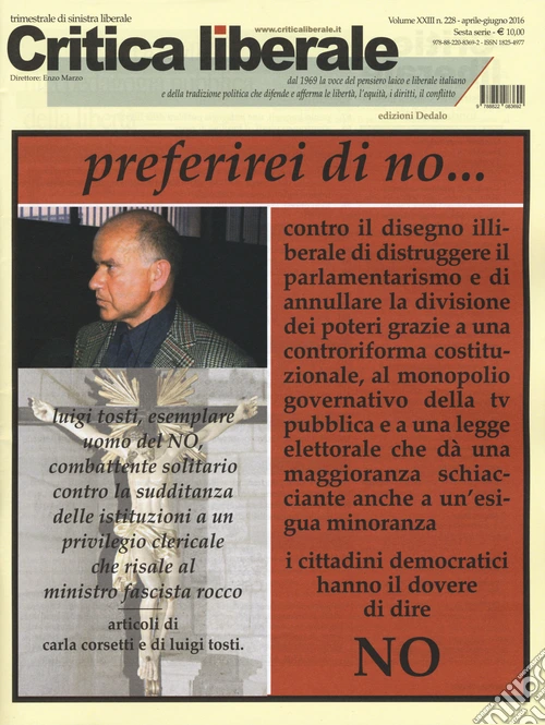 Critica liberale (2016). Vol. 228