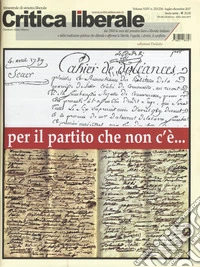 Critica liberale (2017). Vol. 233-234 libro