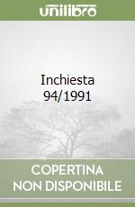 Inchiesta 94/1991 libro