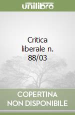 Critica liberale n. 88/03 libro