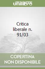 Critica liberale n. 91/03 libro