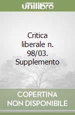 Critica liberale n. 98/03. Supplemento libro
