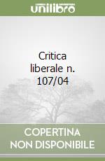 Critica liberale n. 107/04 libro
