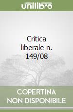 Critica liberale n. 149/08 libro