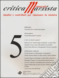 Critica marxista (2014). Vol. 5 libro