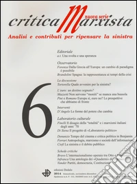 Critica marxista (2014). Vol. 6 libro