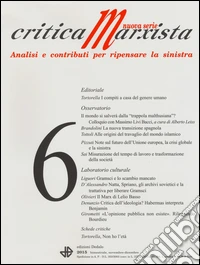 Critica marxista (2015). Vol. 6 libro