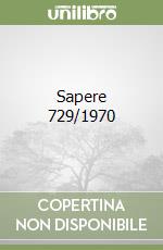 Sapere 729/1970 libro
