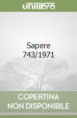 Sapere 743/1971 libro