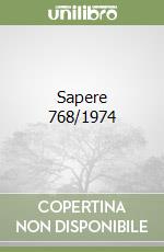 Sapere 768/1974 libro