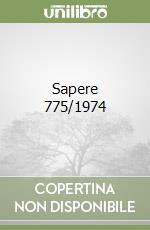 Sapere 775/1974 libro