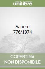 Sapere 776/1974 libro