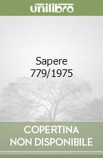 Sapere 779/1975 libro