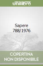 Sapere 788/1976 libro