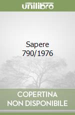 Sapere 790/1976 libro