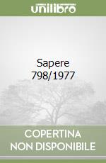 Sapere 798/1977 libro