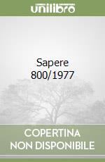 Sapere 800/1977 libro