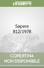Sapere 812/1978 libro