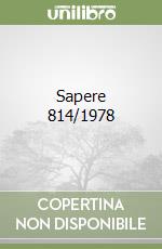Sapere 814/1978 libro