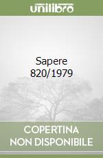 Sapere 820/1979 libro