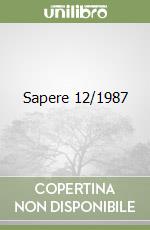 Sapere 12/1987 libro