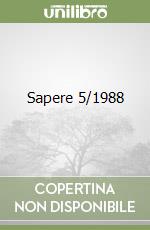 Sapere 5/1988 libro
