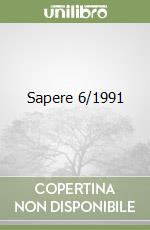 Sapere 6/1991 libro