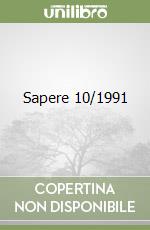Sapere 10/1991 libro