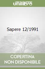 Sapere 12/1991 libro