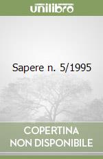 Sapere n. 5/1995 libro