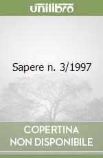 Sapere n. 3/1997 libro