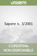 Sapere n. 3/2001 libro