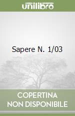 Sapere N. 1/03 libro