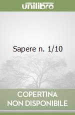 Sapere n. 1/10 libro