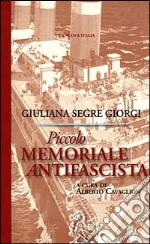 Piccolo memoriale antifascista libro