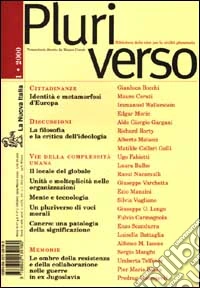 Pluriverso n. 1/00 libro