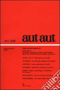 Aut aut (307-308) libro