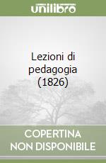 Lezioni di pedagogia (1826) libro