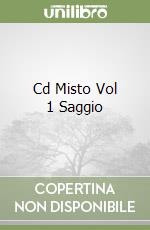 Cd Misto Vol 1 Saggio libro