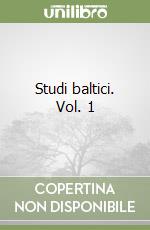 Studi baltici. Vol. 1 libro