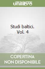 Studi baltici. Vol. 4 libro