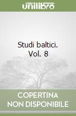 Studi baltici. Vol. 8 libro