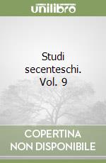 Studi secenteschi. Vol. 9 libro