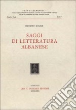 Saggi di letteratura albanese libro