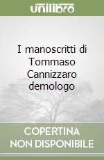 I manoscritti di Tommaso Cannizzaro demologo