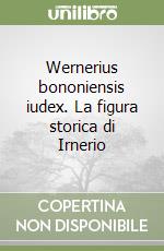 Wernerius bononiensis iudex. La figura storica di Irnerio