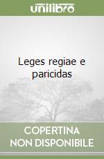 Leges regiae e paricidas libro